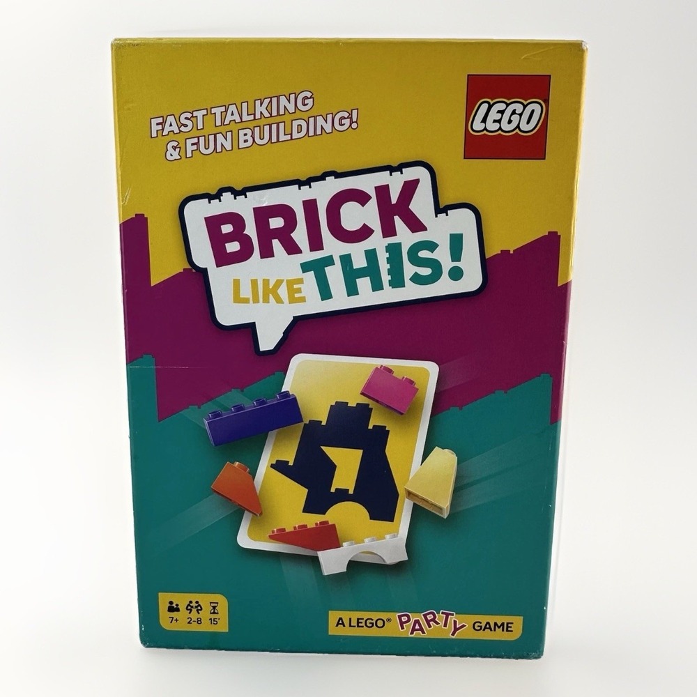 LEGO Brick Like This! Party Game 2-8 Players Ages 7+ 48 Bricks Dotted Games